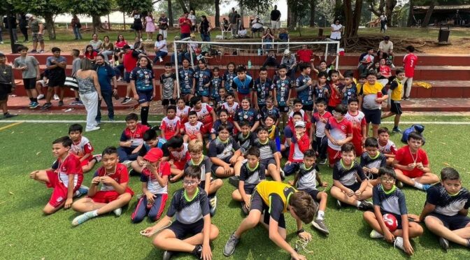 Colorido Festival Infantil de Balonmano en El Roble